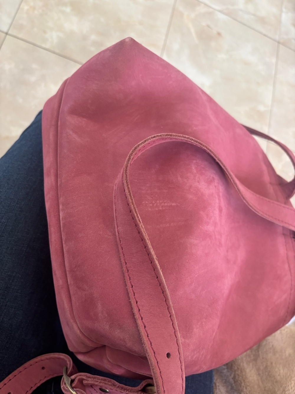 Portland Leather Goods tote backpack - Picture 3 of 5